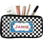 Checkers & Racecars Makeup / Cosmetic Bag (Personalized)