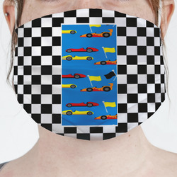 Checkers & Racecars Face Mask Cover