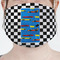 Checkers & Racecars Face Mask Cover