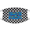 Checkers & Racecars Mask2-Closeup