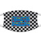 Checkers & Racecars Cloth Face Mask (T-Shirt Fabric)