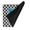 Checkers & Racecars Medium Gaming Mats - FRONT W/FOLD