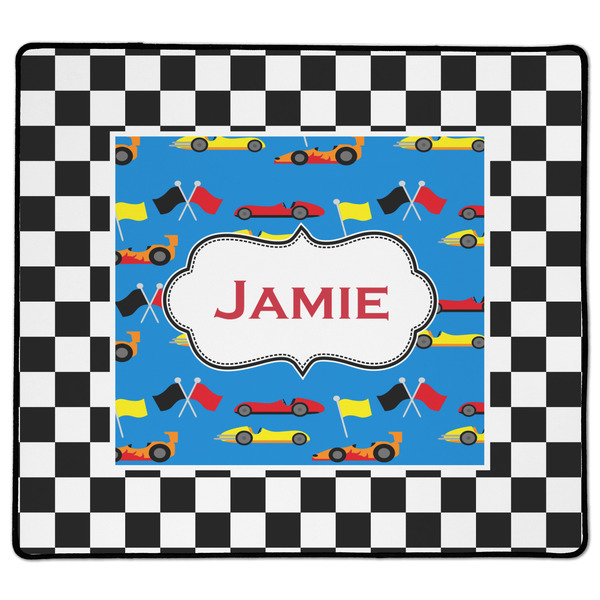 Custom Checkers & Racecars XL Gaming Mouse Pad - 18" x 16" (Personalized)