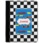 Checkers & Racecars Notebook Padfolio w/ Name or Text