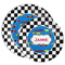 Checkers & Racecars Melamine Plates - PARENT/MAIN