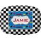 Checkers & Racecars Melamine Platter (Personalized)