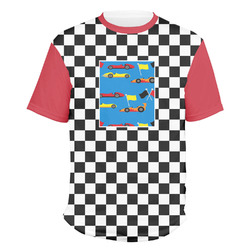 Checkers & Racecars Men's Crew T-Shirt (Personalized)