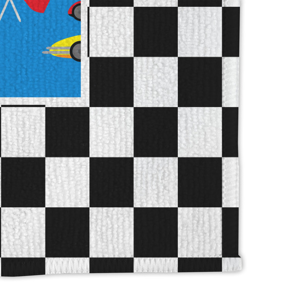 Checkers & Racecars Microfiber Dish Rag - DETAIL