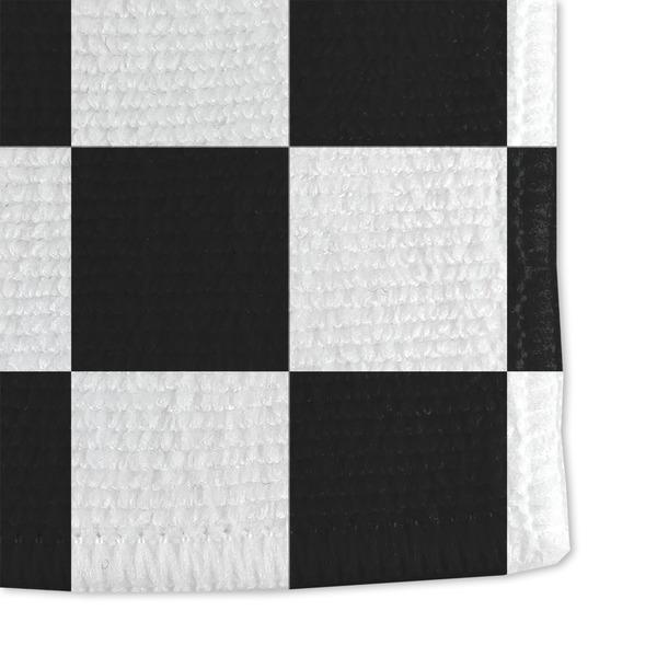 Checkers & Racecars Microfiber Dish Towel - DETAIL