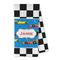 Checkers & Racecars Kitchen Towel - Microfiber (Personalized)