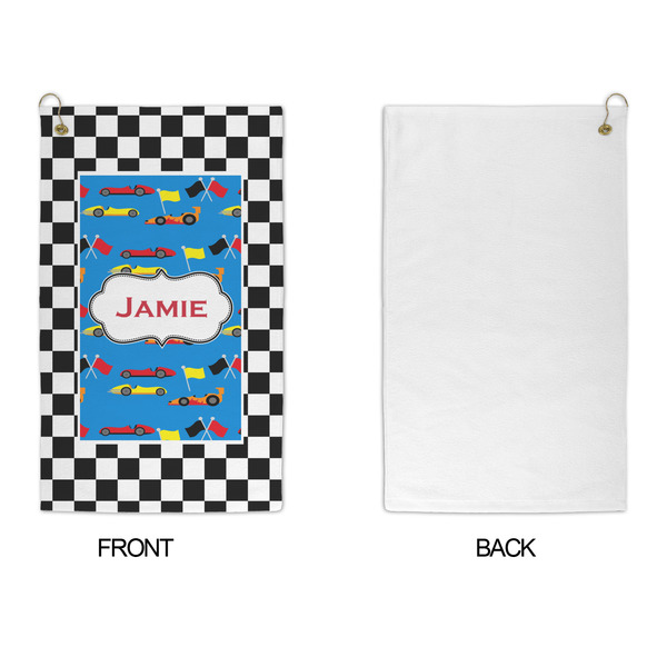 Checkers & Racecars Microfiber Golf Towels - APPROVAL