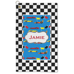 Checkers & Racecars Microfiber Golf Towel (Personalized)