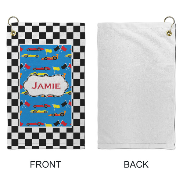 Checkers & Racecars Microfiber Golf Towels - Small - APPROVAL