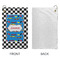 Checkers & Racecars Microfiber Golf Towels - Small - APPROVAL