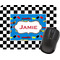 Checkers & Racecars Rectangular Mouse Pad