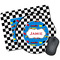 Checkers & Racecars Mouse Pads - Round & Rectangular