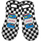 Checkers & Racecars Neoprene Oven Mitts - Set of 2 w/ Name or Text