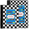 Checkers & Racecars Notebook Padfolio - MAIN