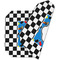 Checkers & Racecars Octagon Placemat - Double Print (folded)