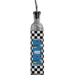 Checkers & Racecars Oil Dispenser Bottle (Personalized)