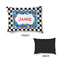 Checkers & Racecars Outdoor Dog Beds - Small - APPROVAL