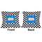Checkers & Racecars Outdoor Pillow - 16x16