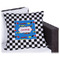 Checkers & Racecars Outdoor Pillow