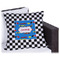 Checkers & Racecars Outdoor Pillow - 16" (Personalized)