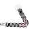 Checkers & Racecars Pacifier Clip - Main