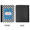 Checkers & Racecars Padfolio Clipboards - Large - APPROVAL