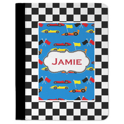 Checkers & Racecars Padfolio Clipboard - Large (Personalized)