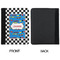 Checkers & Racecars Padfolio Clipboards - Small - APPROVAL