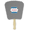 Checkers & Racecars Paper Fans - Front