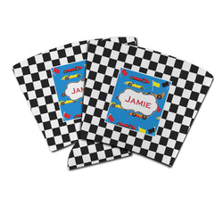 Checkers & Racecars Party Cup Sleeve (Personalized)
