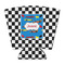 Checkers & Racecars Party Cup Sleeves - with bottom - FRONT