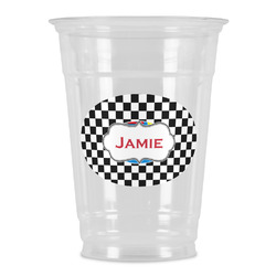 Checkers & Racecars Party Cups - 16oz (Personalized)