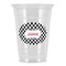 Checkers & Racecars Party Cups - 16oz (Personalized)