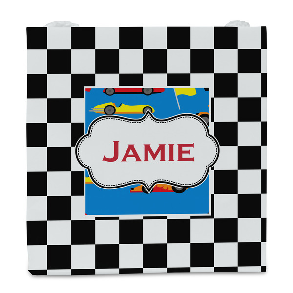 Checkers & Racecars Party Favor Gift Bag - Gloss - Front