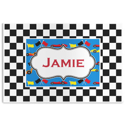 Checkers & Racecars Disposable Paper Placemats (Personalized)