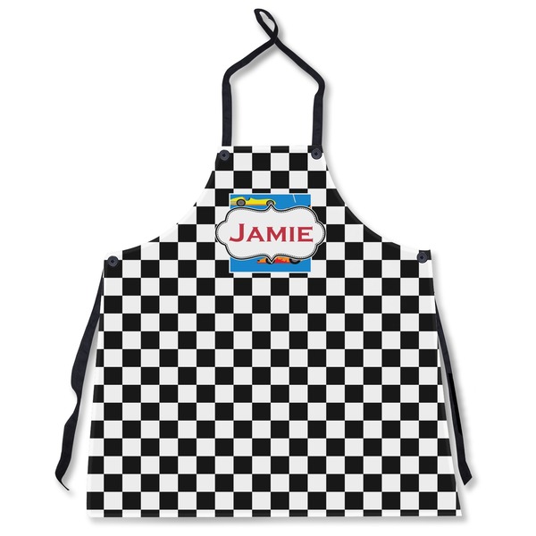 Checkers & Racecars Personalized Apron