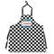 Checkers & Racecars Apron Without Pockets w/ Name or Text