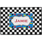 Checkers & Racecars Personalized Door Mat - 36x24 (APPROVAL)