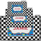 Checkers & Racecars Personalized Door Mat - Group Parent IMF