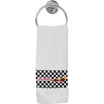 Checkers & Racecars Hand Towel (Personalized)