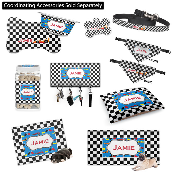 Checkers & Racecars Customized Pet Accessories