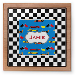 Checkers & Racecars Pet Urn w/ Name or Text