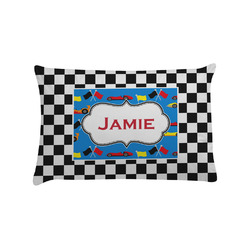 Checkers & Racecars Pillow Case - Standard (Personalized)