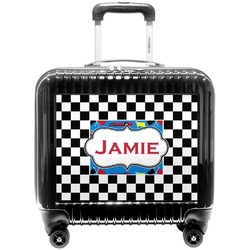Checkers & Racecars Pilot / Flight Suitcase (Personalized)