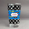 Checkers & Racecars Pint Glass - Full Print (Personalized)