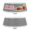 Checkers & Racecars Plastic Pet Bowls - Medium - APPROVAL